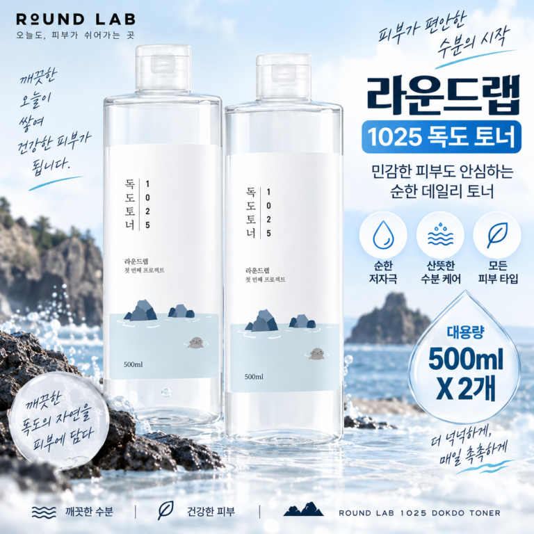 피부 속건조 잡는 독도 대용량 토너 500ml 추천