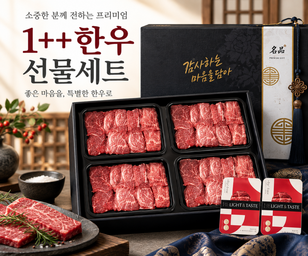 추석 한우 투쁠 구이용 1.2kg 선물세트 50% 할인 8만원대 제품 이미지