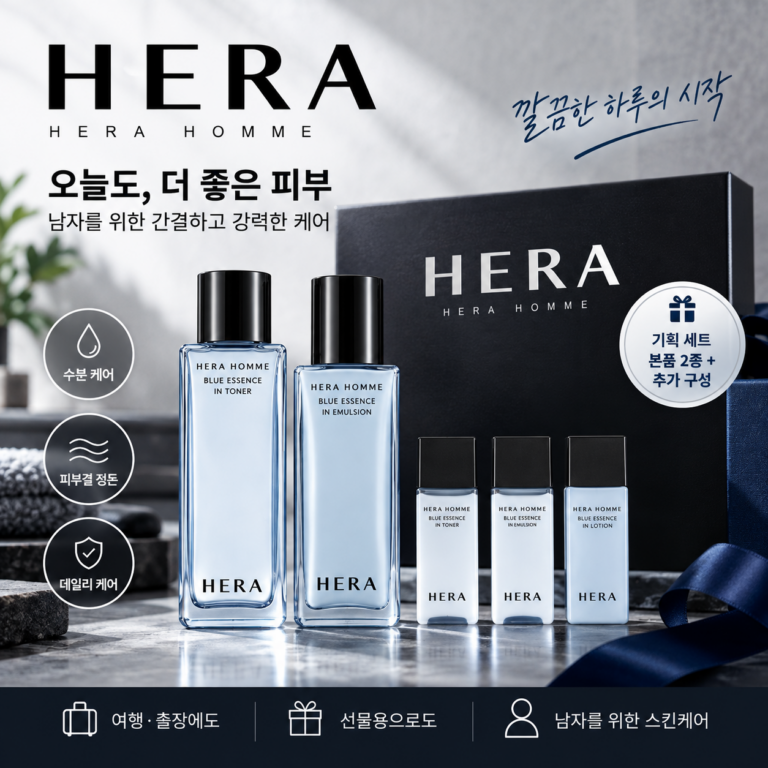 헤라 옴므 블루 에센스 기획 2종 세트 아빠 선물 추천